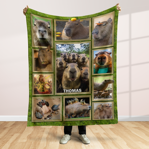 Personalized Gifts For Capybara Lover Blanket 05qhpu261224-Homacus