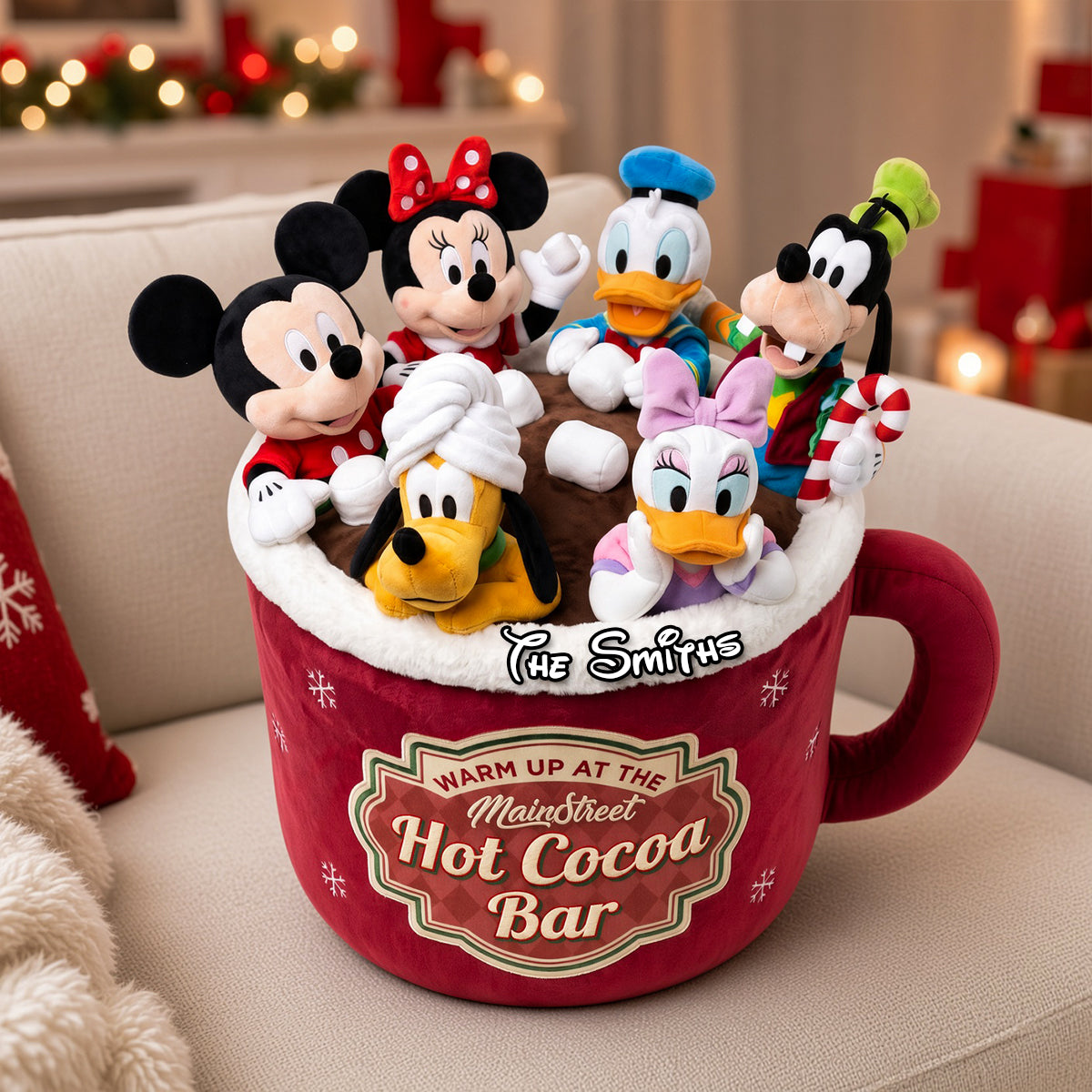 Dipping In Hot Cocoa Custom Shape Pillow - Personalized Gifts 01QHDH271026-Homacus