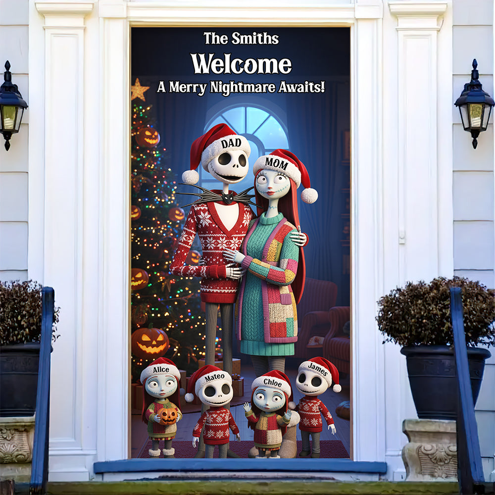 This is Home Door Cover Personalized Gifts For Family 04PGDT031125-Homacus