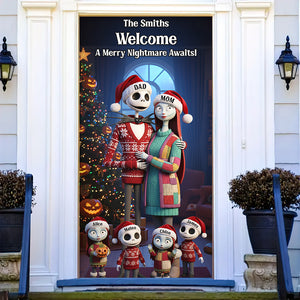 This is Home Door Cover Personalized Gifts For Family 04PGDT031125-Homacus