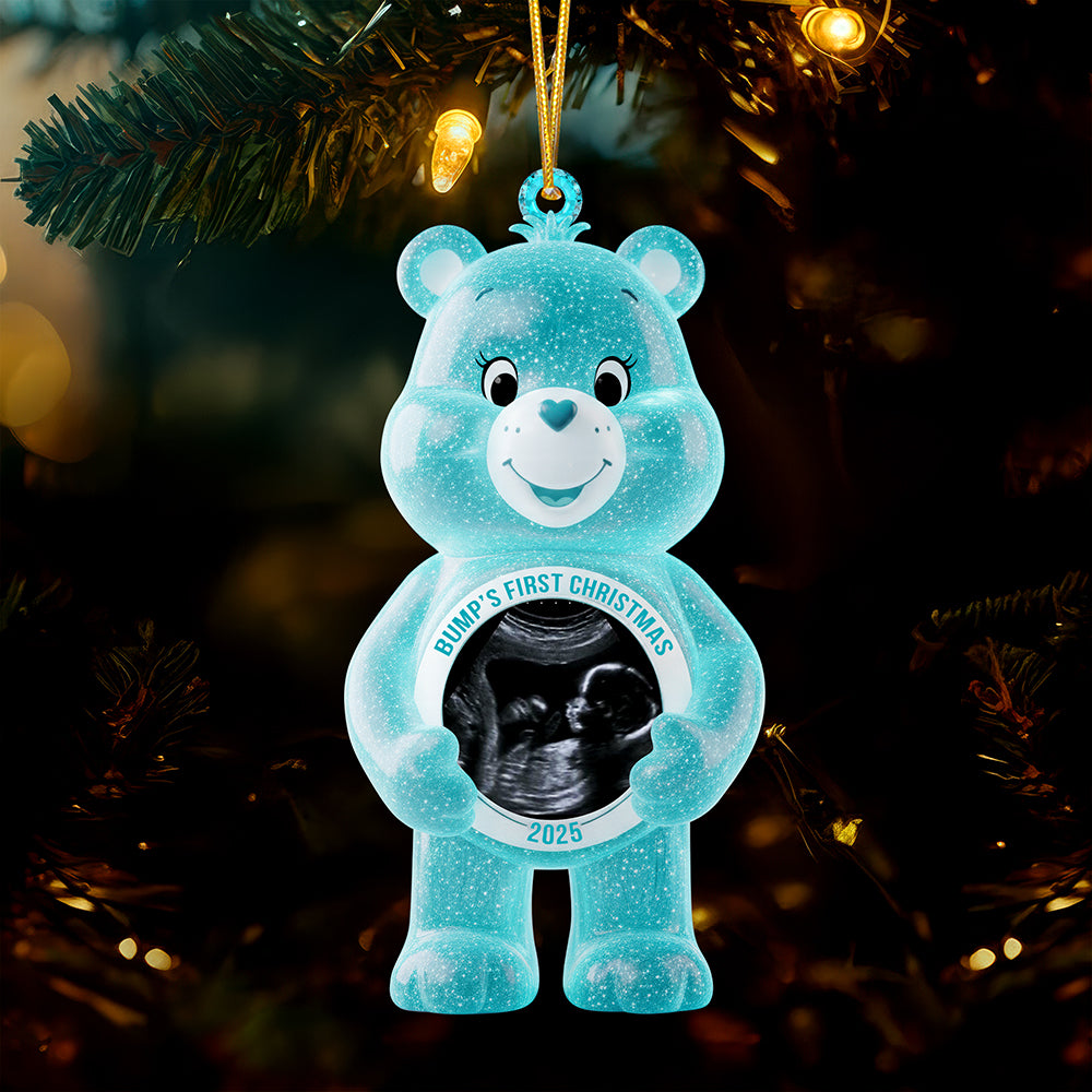 Cute Pregnancy Ornament - Custom Photo Keepsake To Celebrate Motherhood 05qhqn300925-Homacus