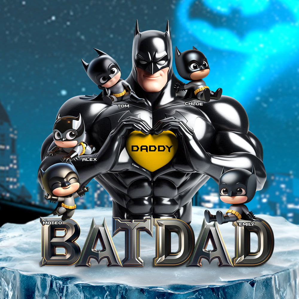 Strongest Dad Christmas Display – Personalized Gifts For Dad 02OHDT120525-Homacus