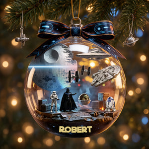 Space Scene Ornament - Personalized Christmas Gifts For Space Lovers 01OHLU200826-Homacus
