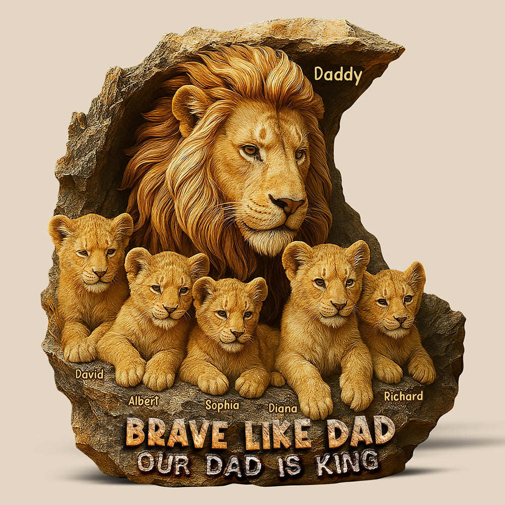 Brave Like Dad – Custom Christmas Gift For The Strongest Father 05xqqn010425-Homacus