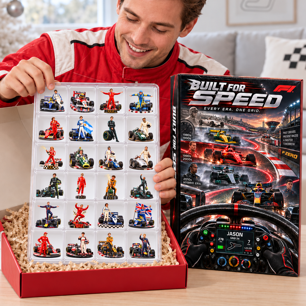 Racing Legend Christmas Advent Calendar Blind Box - Personalized Christmas Gifts 05haqn281026-Homacus