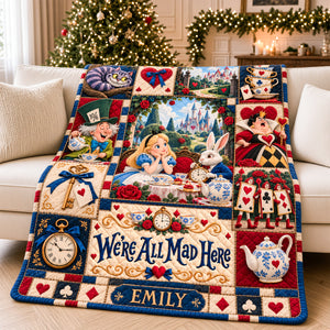 75th Anniversary Whimsical World Blanket - Personalized Gifts For Childhood Blanket 02HADH061026-Homacus