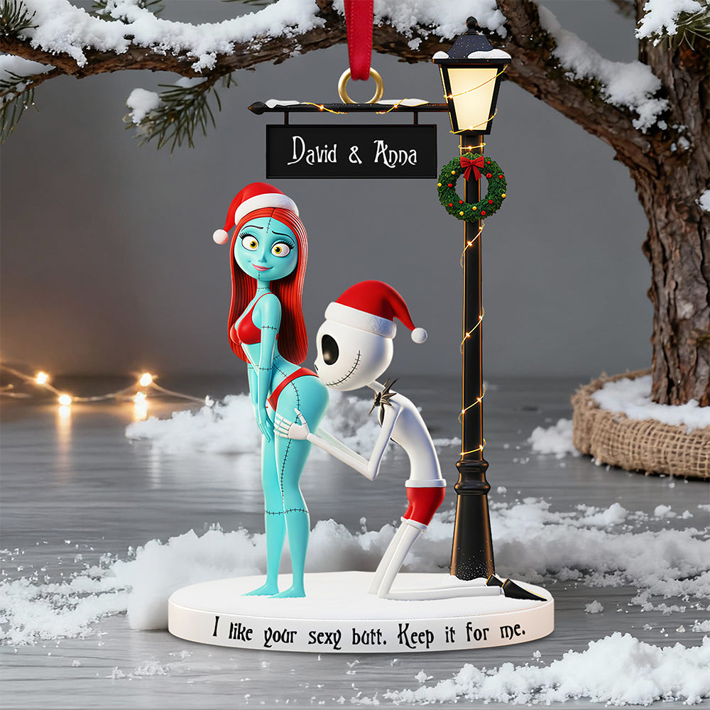 Naughty Lover Acrylic Ornament - Personalized Gift For Couples 05OHDT061125-Homacus