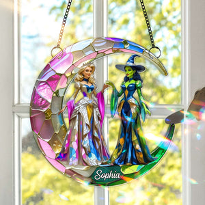 Good x Green Witch Suncatcher Ornament - Personalized Gifts For Musical Fans 05TGLU250725-Homacus