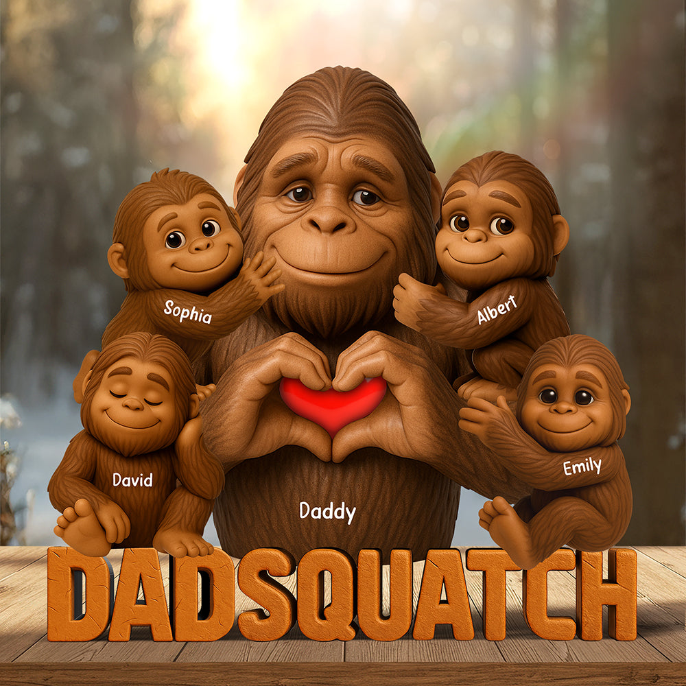 Dadsquatch Acrylic Plaque - Personalized Gifts For Dad 04naqn170525-Homacus