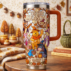 ’Tis The Season Colorful 40oz Tumbler With Handle - Personalized Gifts 08palu290726