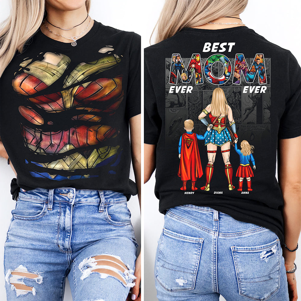 Christmas Best Mom Shirt - Personalized Gifts For Mom 031acqn140325pa-Homacus