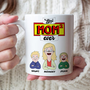 Personalized Gifts For Mom Coffee Mug Best Mom Ever 04TOLU250225HG-Homacus