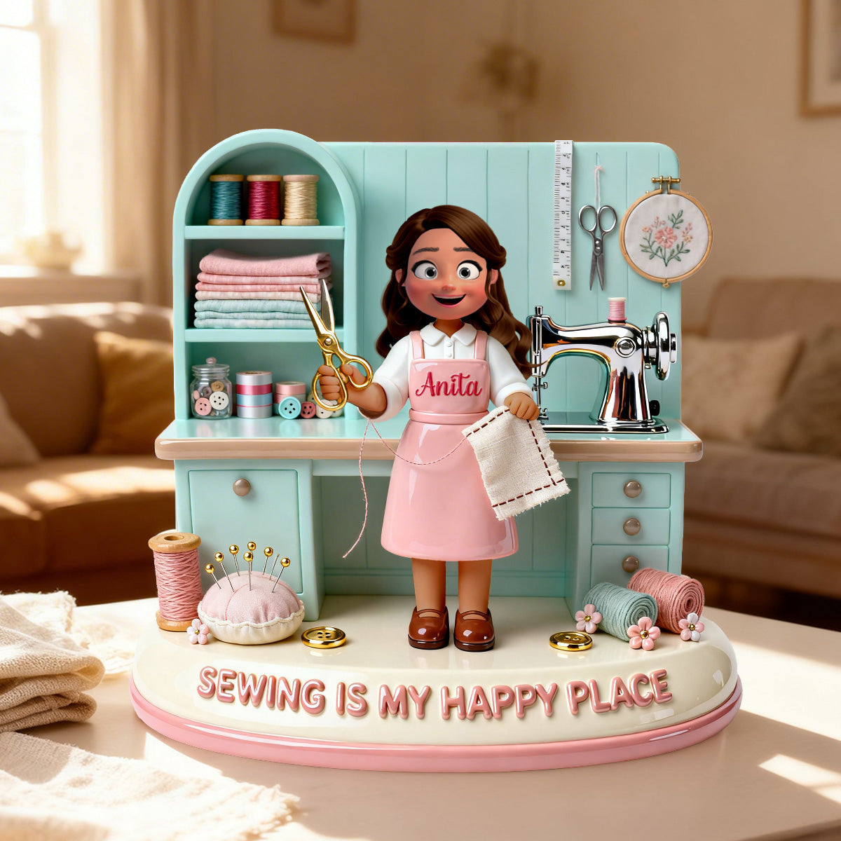 Sewing Room Acrylic Plaque - Personalized Gifts For Sewing Lovers 05pgmg120226-Homacus