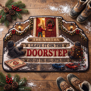 Funny Christmas Doormat - Personalized Christmas Gifts For Family 07hadh280826-Homacus