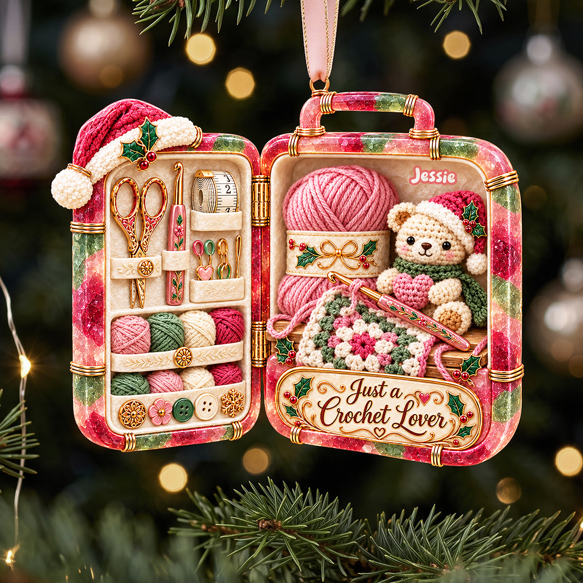 Handmade Craft Acrylic Ornament - Personalized Gifts For Crochet Lovers 01tota141026-Homacus