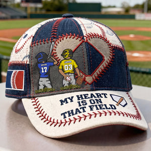 Passionate Baseball Dad Classic Cap - Personalized Gifts For Baseball Parents 01QHTA160426-Homacus