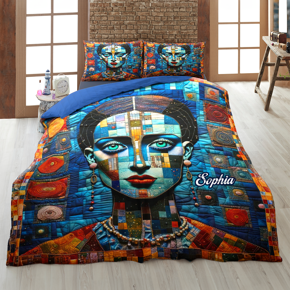 Personalized Gifts For Melanin Woman Quilt Bed Set 031hupu220125-Homacus