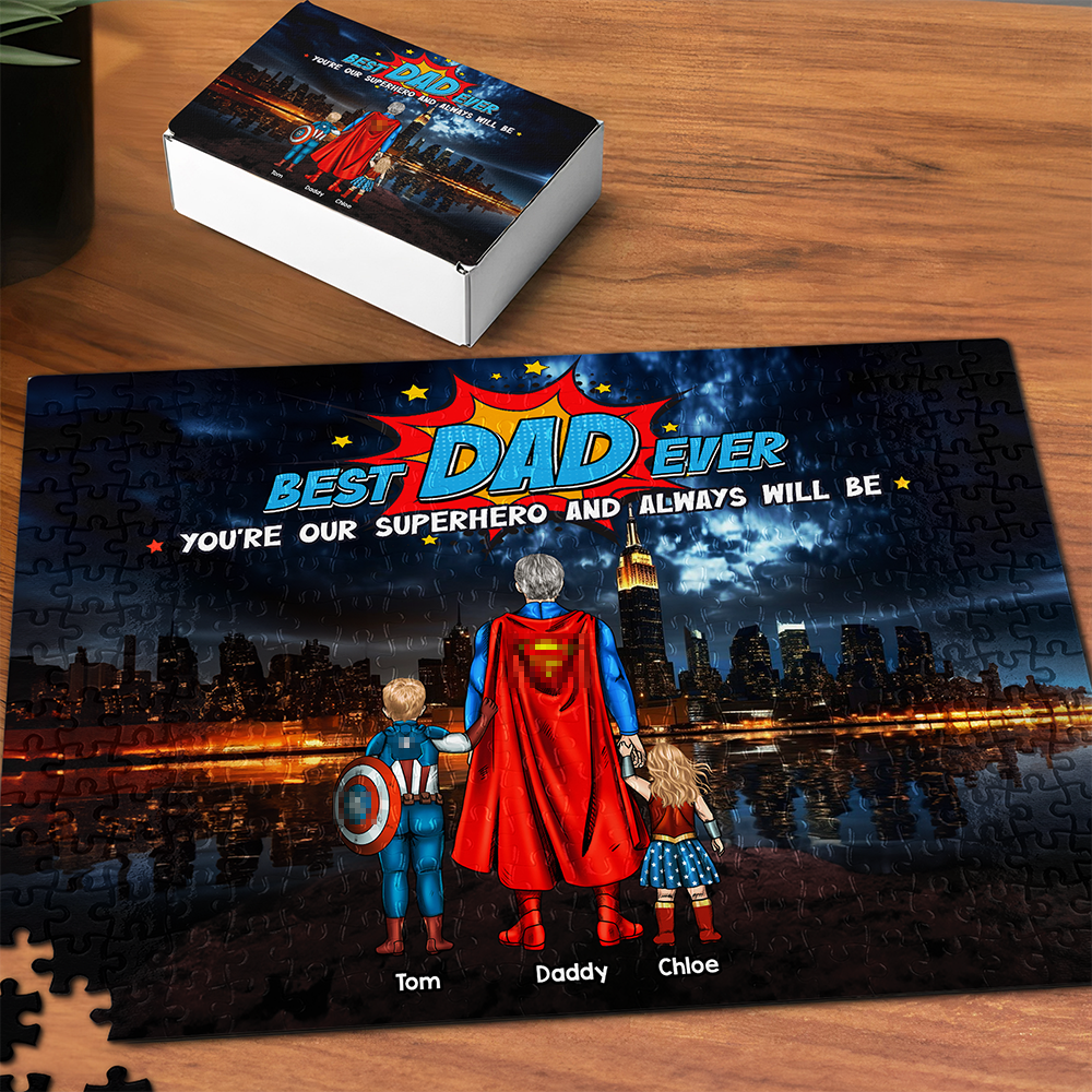 Best Dad Jigsaw Puzzle 03achu050425pa - Personalized Gifts For Dad-Homacus