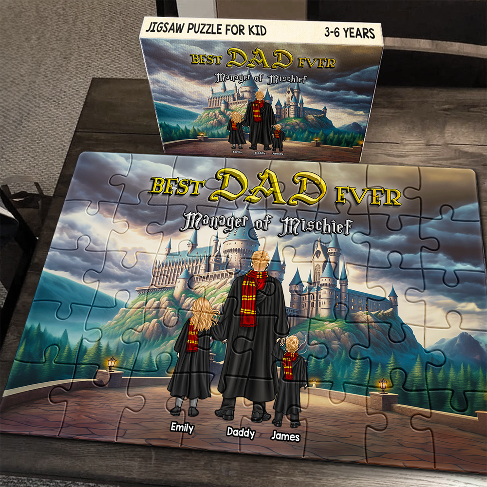 Best Dad Jigsaw Puzzle 04achu050425 - Personalized Gifts For Dad-Homacus