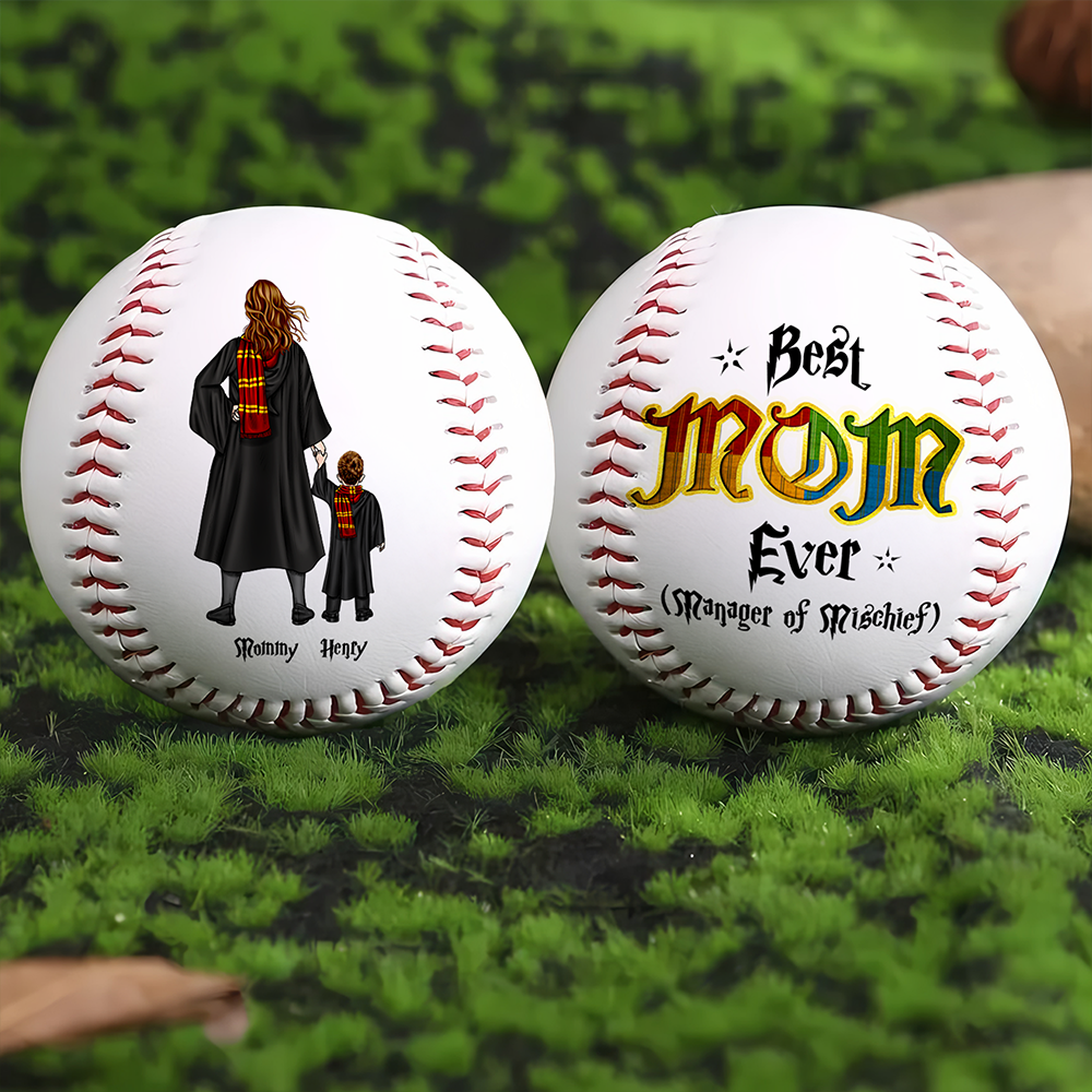 Personalized Gift For Mom Baseball Mother's Day Wizard Mom-Homacus