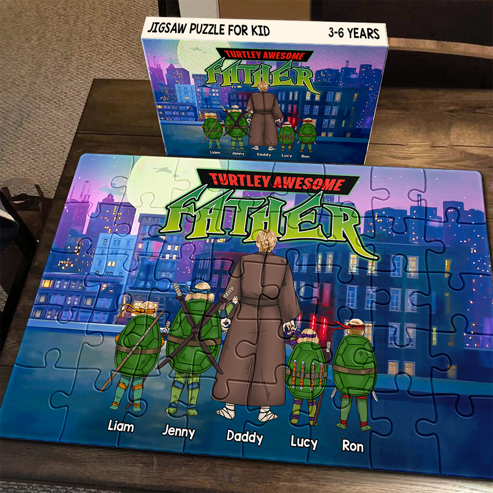 Personalized Gifts For Dad Jigsaw Puzzle Awesome Father 07ACHU200325HA-Homacus