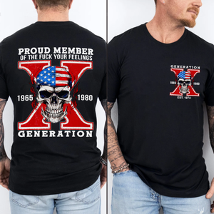 Custom Year Generation X Shirt 152acxx260824-Homacus