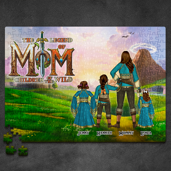 Personalized Gift For Mom Jigsaw Puzzle The Legend Of Mom Mother's