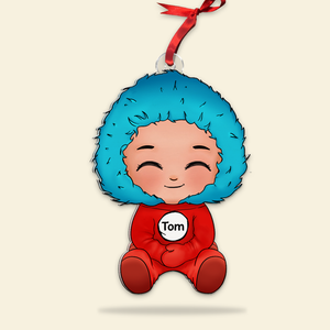 Personalized Christmas Gifts Cute Chibi Girl Acrylic Ornament 04QHHU301124-Homacus