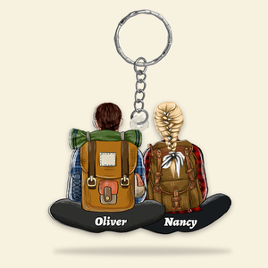 Personalized Gifts For Camping Couple Keychain 08QHHU230125TM-Homacus