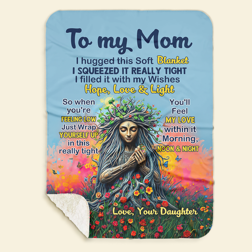 Personalized Gifts For Mom Blanket 05hupu170225 Feel My Love Within It-Homacus