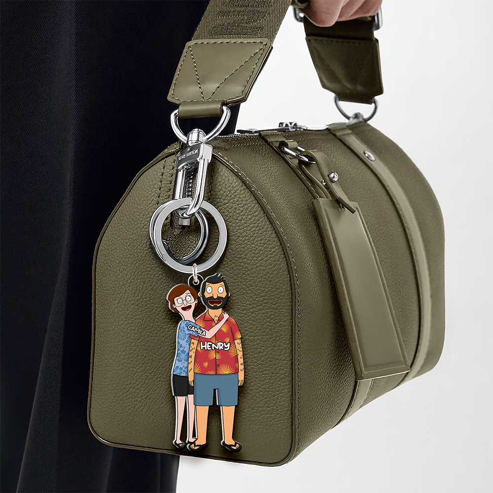 Personalized Gifts For Couple Keychain Tiktok-Homacus