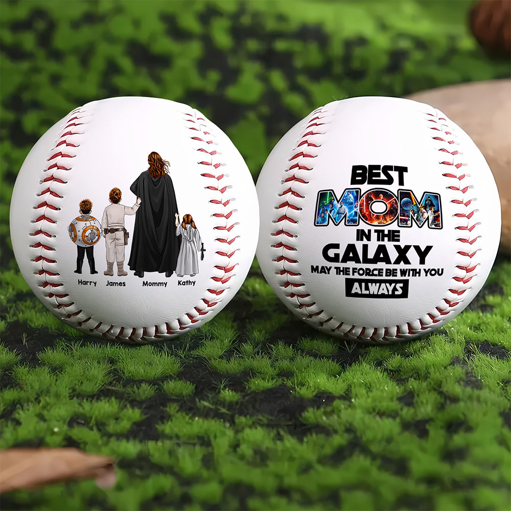 Personalized Gift For Mom Baseball Mother's Day - Best Mom In The Galaxy 061ACHU050425HHHG-Homacus