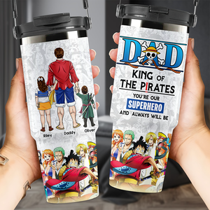 Pirate Dad 30oz Tumbler With Handle - Personalized Gifts For Dad 022ACHU010425PA-Homacus
