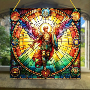 Personalized Gifts For Christmas Suncatcher Ornament 61ACQN240824 Angel Heaven-Homacus