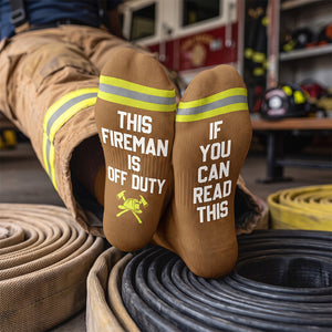 Firefighter Socks - Personalized Gifts For Firefighter 01hudh220926