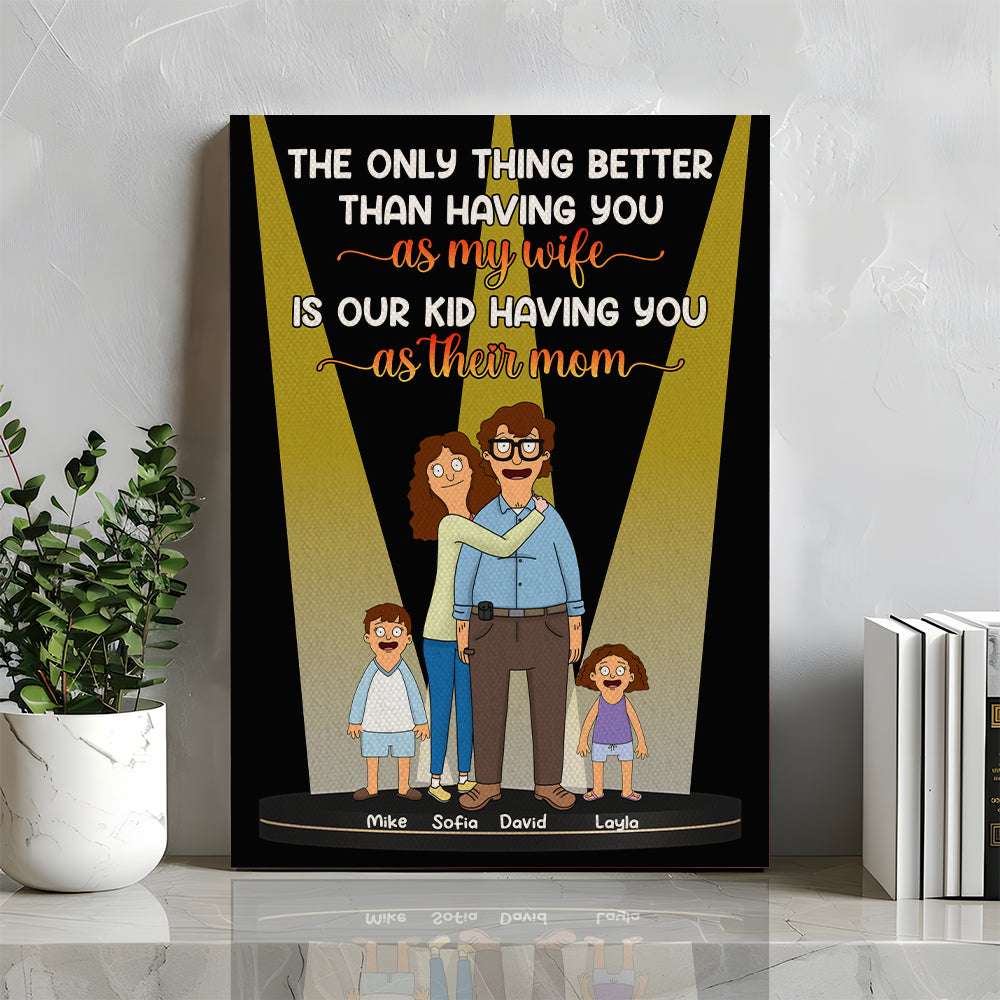 Personalized Gifts For Wife Canvas Print Mother's Day 05KAMH140325HG-Homacus