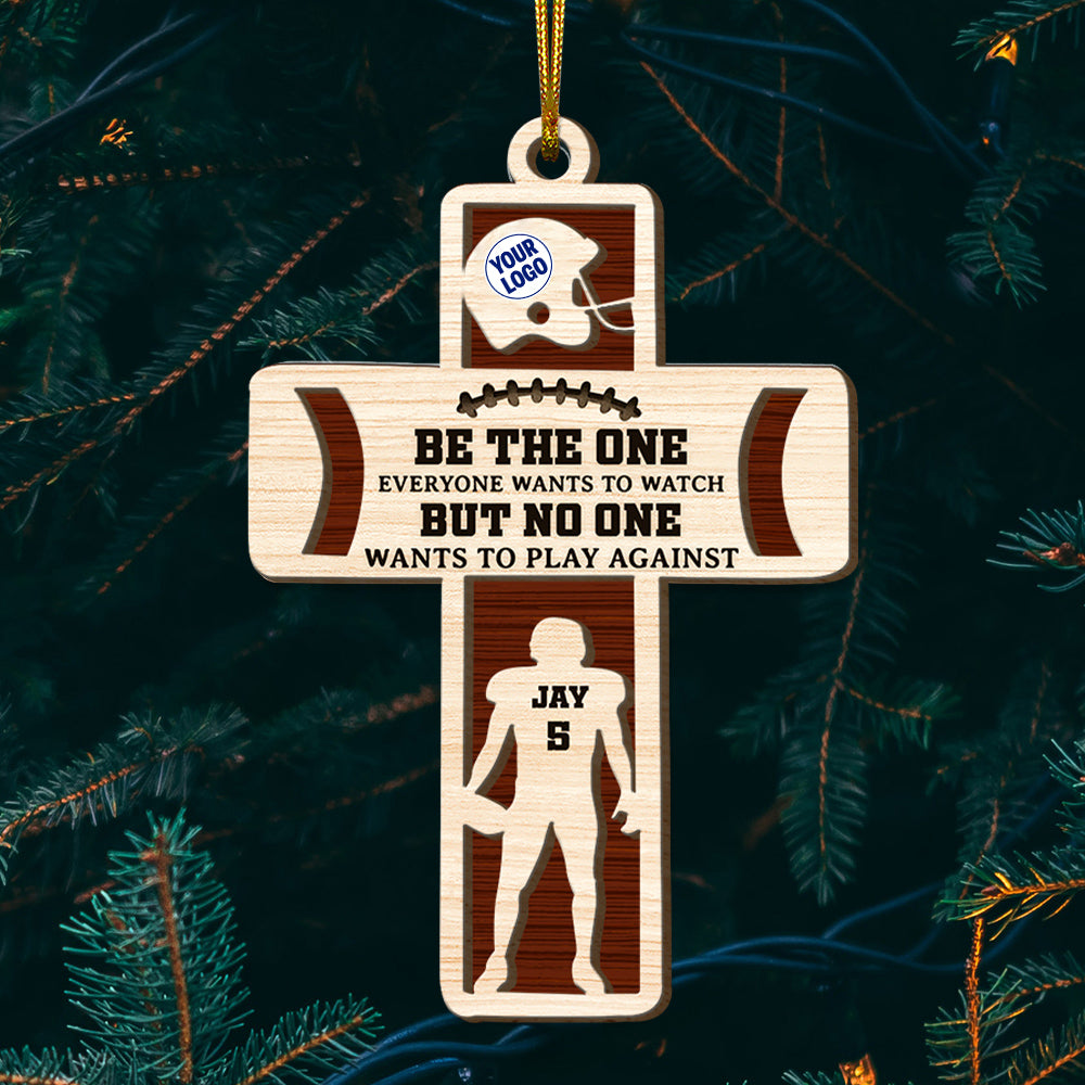 Personalized Gift For American Football Lovers 2 Layered Ornament 02OHLU071124-Homacus
