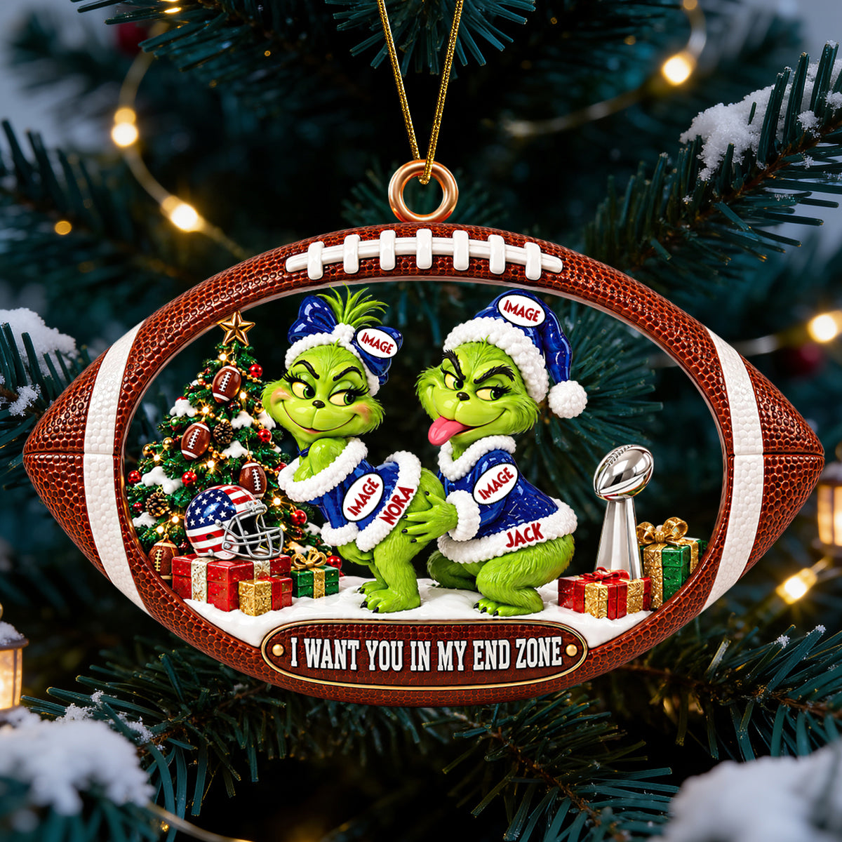 Playfully Naughty Couple Christmas Ornament - Personalized Gifts For Couple 01ohdt071026-Homacus