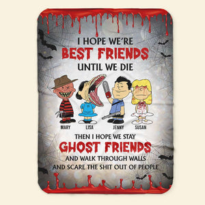 Personalized Gifts For Friends Blanket Halloween Ghost 03XQMH060924HG-Homacus