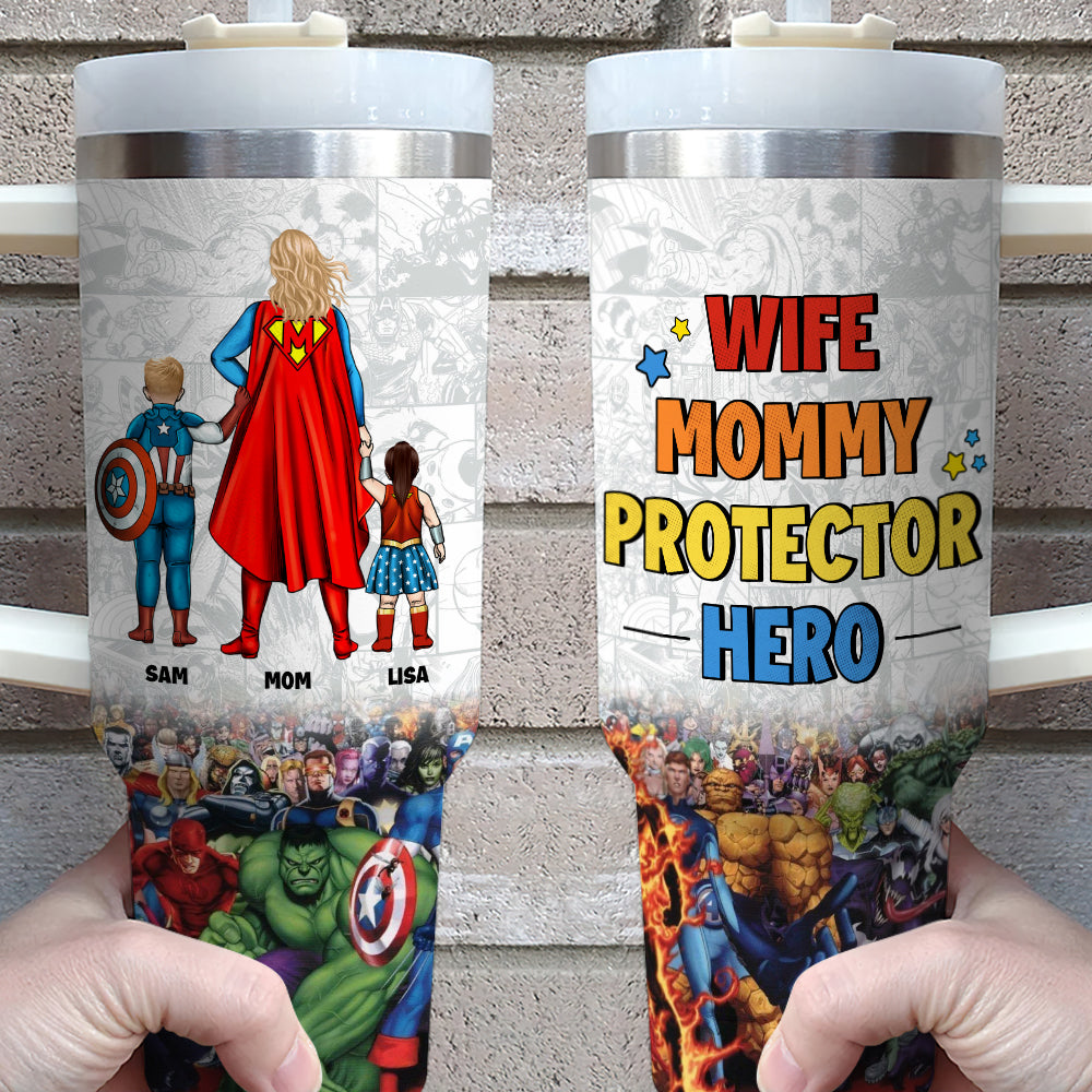 Hero Dad Tumbler Personalized Gifts For Father's Day 04HUMH090424PA-Homacus