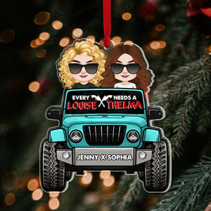 Personalized Gifts For Best Friend Ornament Every Thelma Needs A Louise-Homacus