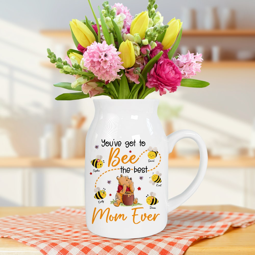 Personalized Gifts For Mom Flower Vase Best Mom Ever 02naqn050324-Homacus