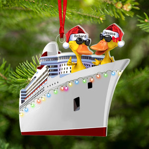 Personalized Gifts For Duck Lovers Christmas Ornament 06qhqn300923 Cruising Duck-Homacus