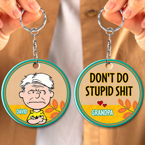 Personalized Gifts For Grandpa Keychain 02acdt280624hh-Homacus