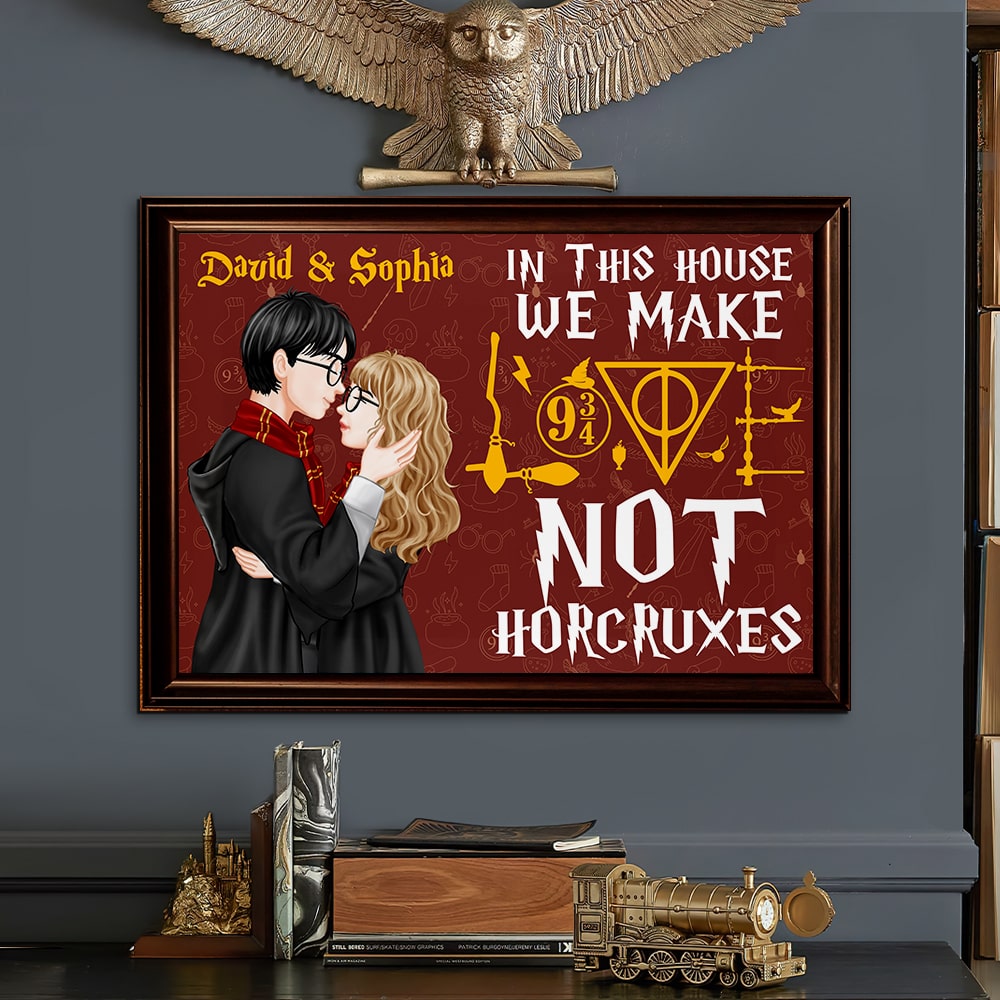 Personalized Gifts For Couple Canvas Print In This House 04htqn020224pa-Homacus