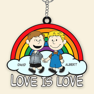 Personalized Gifts For Couple Keychain 02pgqn200624hh-Homacus