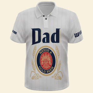 Personalized Gifts For Dad 3D Polo Shirt 02naqn060524 Father's Day-Homacus
