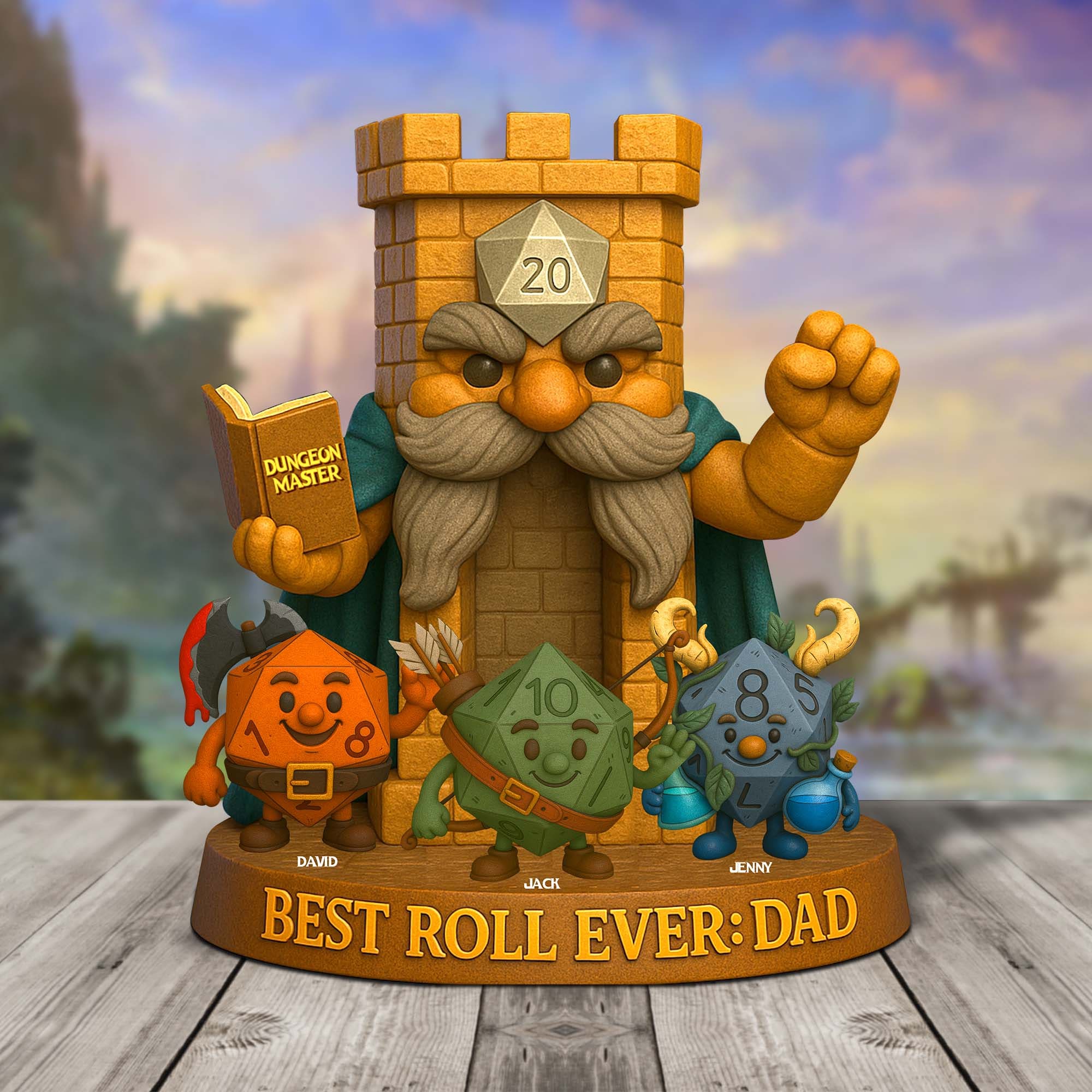 Best Roll Ever Plaque Personalized Gifts For Dad 02natn050525-Homacus