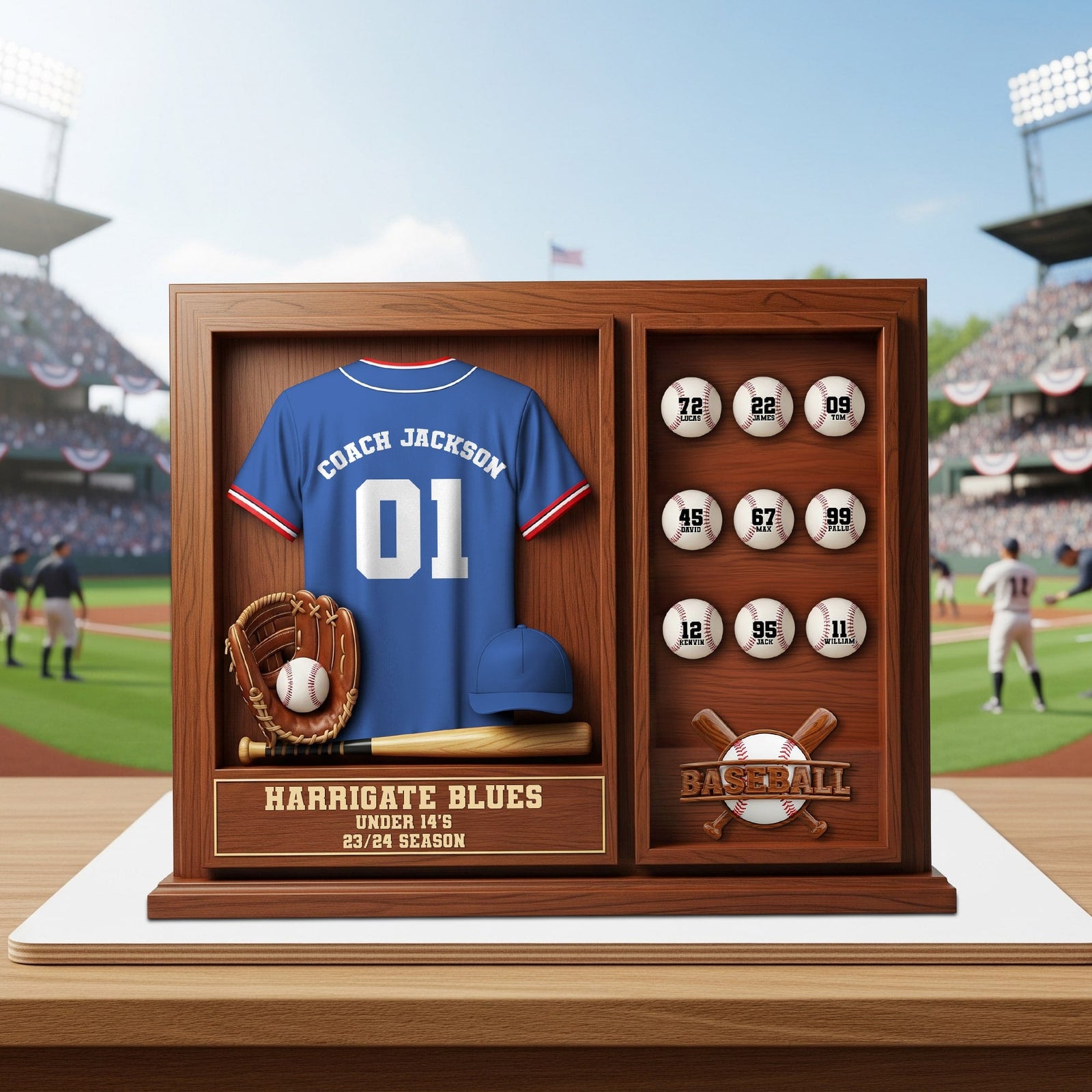 Personalized Gifts For Baseball Coach Acrylic Plaque 03ohtn080725-Homacus