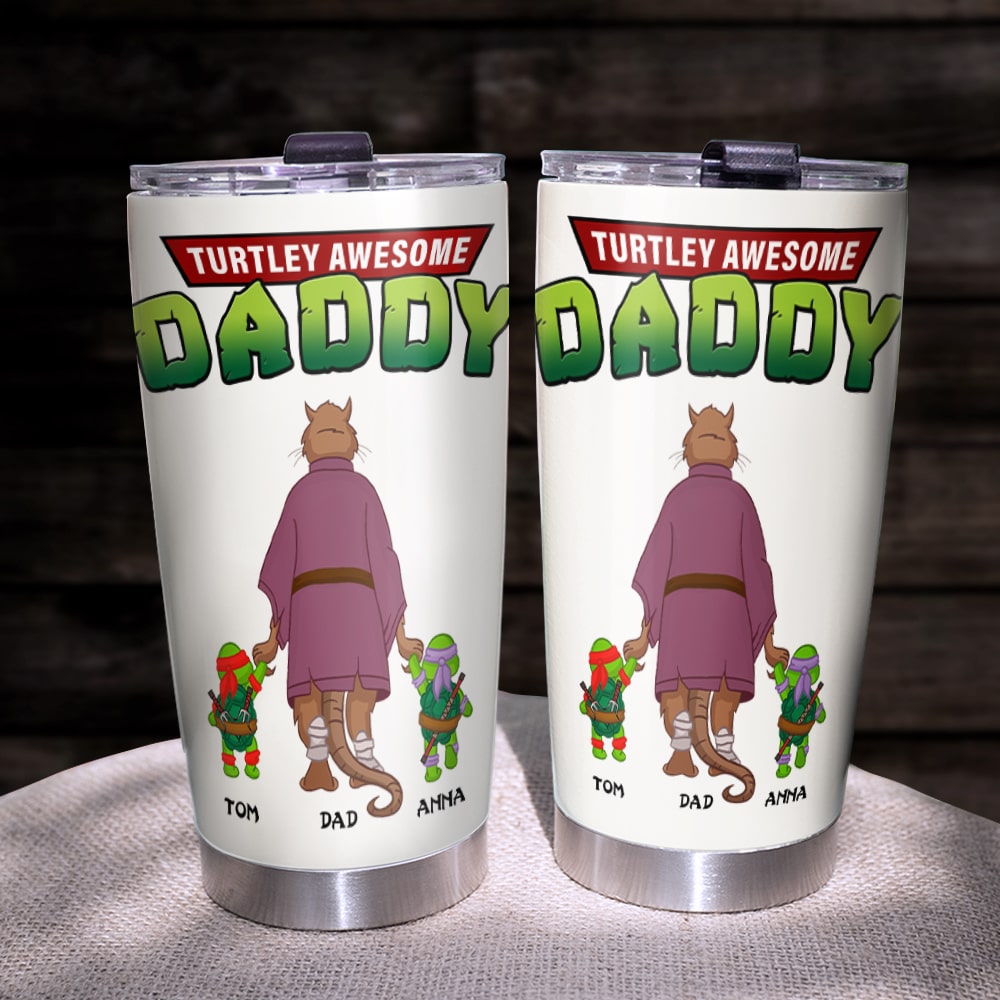 Awesome Daddy Personalized Tumbler Gifts For Dad-Homacus
